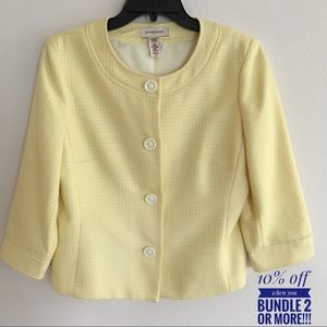 Covington  Yellow Trapeze Blazer